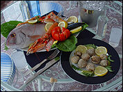 Fresh Seafood from Skala Eressos (Eresos)