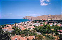 Panoramic View of Skala Eressos (Eresos)