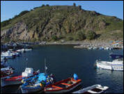 Small Fisher Port in Skala Eresos